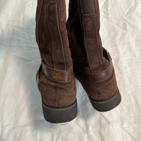 North Face insulated suede leather winter show boots - size 8.5 - Picture 4 of 6